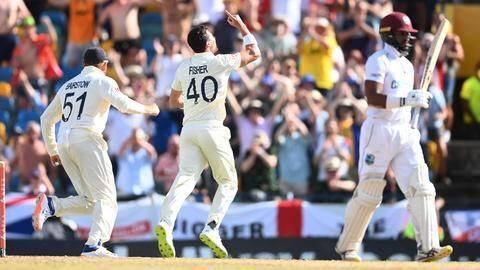 2nd Test, Day 2: England on top versus West Indies 2nd Test, Day 2: England on top versus West Indies