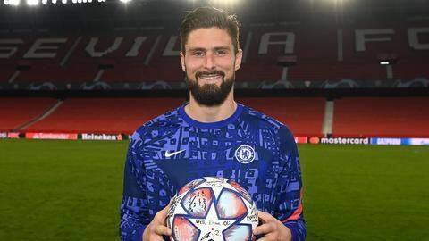 Champions League: Olivier Giroud becomes oldest player to score hat-trick Champions League: Olivier Giroud becomes oldest player to score hat-trick