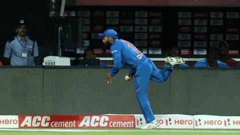 Kohli has scored the most runs in India-WI ODIs Kohli has scored the most runs in India-WI ODIs