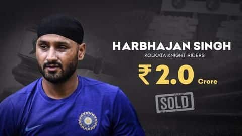 IPL Auction: Harbhajan Singh to feature for KKR IPL Auction: Harbhajan Singh to feature for KKR