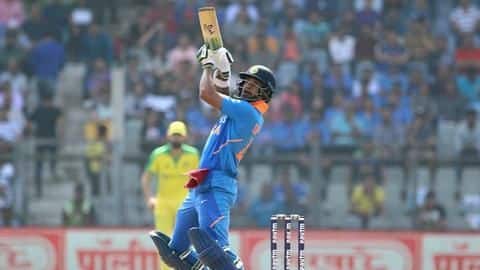 Dhawan goes past 1,000 career ODI runs against Australia Dhawan goes past 1,000 career ODI runs against Australia