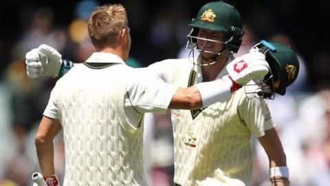 Warner slams Day-Night Test cricket's first triple century Warner slams Day-Night Test cricket's first triple century