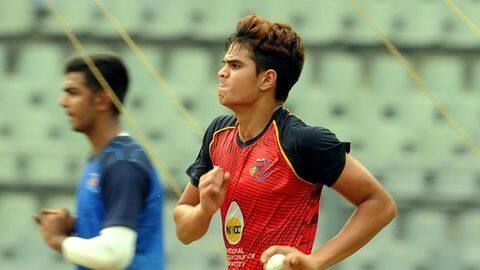 T20 Mumbai League: Arjun Tendulkar delivers an all-round performance T20 Mumbai League: Arjun Tendulkar delivers an all-round performance