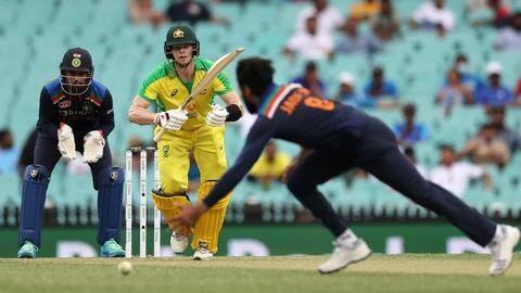 Australia set India 390-run target in the second ODI Australia set India 390-run target in the second ODI