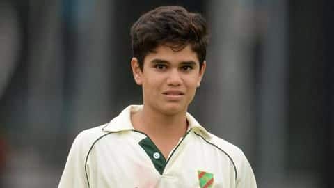 Arjun Tendulkar takes a five-for for Mumbai in U-19 cricket Arjun Tendulkar takes a five-for for Mumbai in U-19 cricket