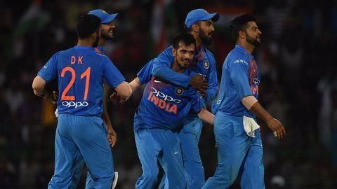 In-form wrist spinner Chahal jumps 12 spots onto 2nd spot In-form wrist spinner Chahal jumps 12 spots onto 2nd spot