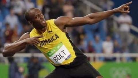 Usain Bolt is winning races in zero-gravity as well Usain Bolt is winning races in zero-gravity as well