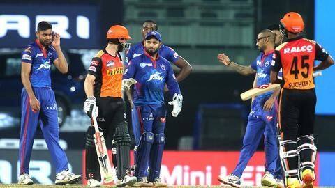 IPL 2021, DC overcome SRH in Super Over: Records broken IPL 2021, DC overcome SRH in Super Over: Records broken