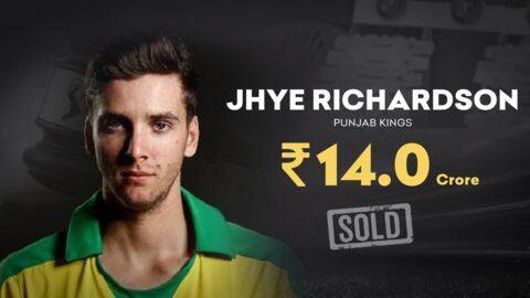 #IPLAuction: Punjab Kings get Jhye Richardson for Rs. 14 crore #IPLAuction: Punjab Kings get Jhye Richardson for Rs. 14 crore