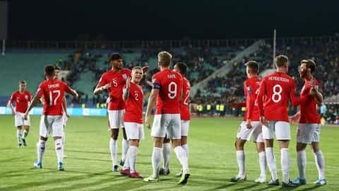 Chaotic racism scenes as England thrash Bulgaria 6-0 Chaotic racism scenes as England thrash Bulgaria 6-0