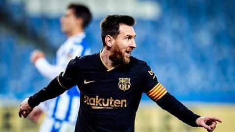 La Liga: Record-breaking Messi helps Barcelona beat Sociedad La Liga: Record-breaking Messi helps Barcelona beat Sociedad