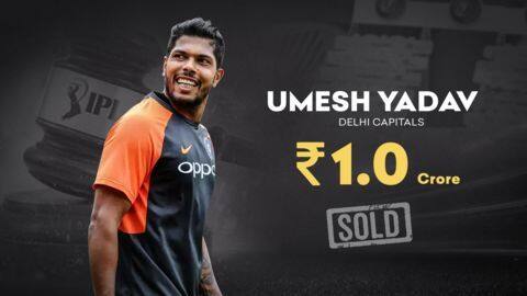IPL Auction: Umesh Yadav gets sold to DC IPL Auction: Umesh Yadav gets sold to DC