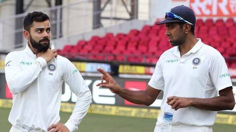 Kohli admits Ashwin wasn't 100% fit at Southampton Kohli admits Ashwin wasn't 100% fit at Southampton