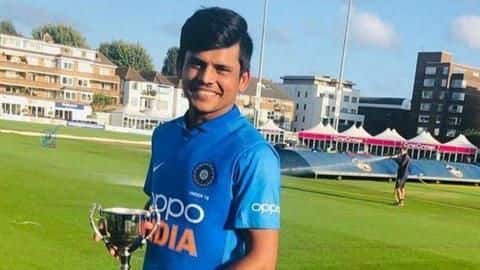 Garg leads the batting of this promising side Garg leads the batting of this promising side