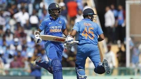 Dhawan and Rohit shine atop for India Dhawan and Rohit shine atop for India