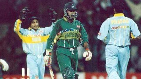 Venkatesh Prasad and Aamir Sohail: 1996 World Cup Venkatesh Prasad and Aamir Sohail: 1996 World Cup