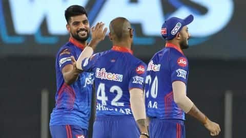 IPL 2021: KKR manage 154/6 against DC IPL 2021: KKR manage 154/6 against DC