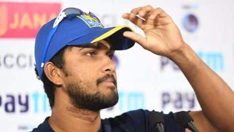 Lanka skipper Chandimal charged with 'changing the condition' of ball Lanka skipper Chandimal charged with 'changing the condition' of ball