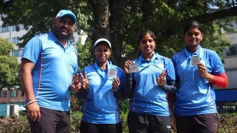 Indian women's Compound Archery team scripts history Indian women's Compound Archery team scripts history