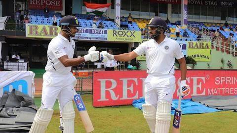 India vs SA: Rohit slams 176, Mayank strikes maiden ton India vs SA: Rohit slams 176, Mayank strikes maiden ton