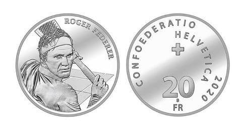 Federer becomes first living-person to have his face on Swiss-coin Federer becomes first living-person to have his face on Swiss-coin