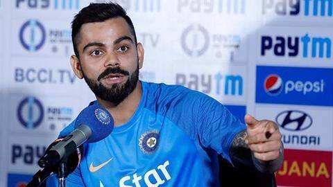 INDvsWI: Here's how Kohli reacted about Karun Nair's omission INDvsWI: Here's how Kohli reacted about Karun Nair's omission