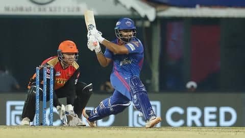 IPL 2021: Sunrisers Hyderabad restrict Delhi Capitals to 159/4 IPL 2021: Sunrisers Hyderabad restrict Delhi Capitals to 159/4