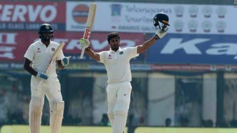 Karun Nair scores 303* in fifth test match against England Karun Nair scores 303* in fifth test match against England