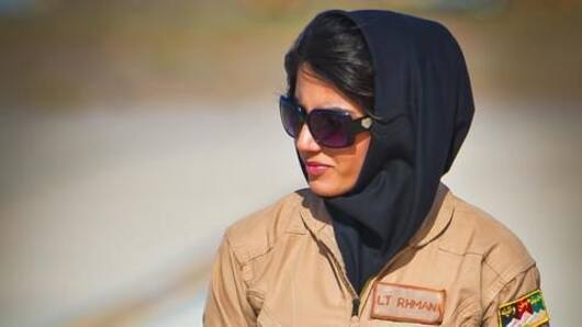 Female Afghan pilot's asylum plea