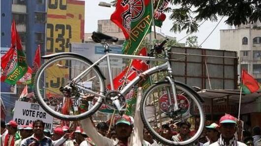 The eventful ride of Samajwadi Party's cycle symbol