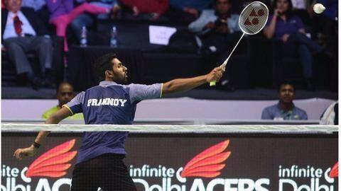 HS Prannoy helps Mumbai get past Hyderabad HS Prannoy helps Mumbai get past Hyderabad