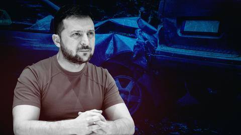 Ukraine: President Zelenskyy meets with car accident, addresses nation later Ukraine: President Zelenskyy meets with car accident, addresses nation later