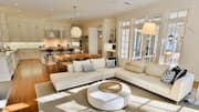 What are open-plan spaces?