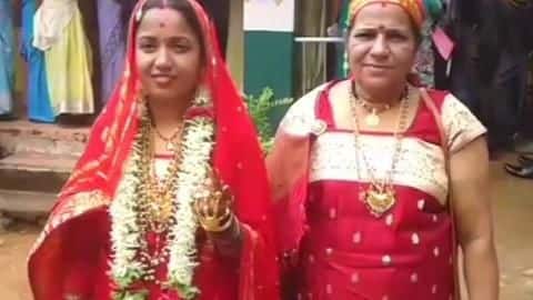 Karnataka elections: Bride casts her vote before wedding ceremony Karnataka elections: Bride casts her vote before wedding ceremony