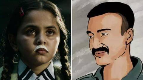 Separately, Amul released video showing men flaunting their Abhinandan mustache Separately, Amul released video showing men flaunting their Abhinandan mustache