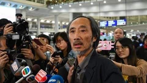 Exiled Chinese author urges 'courage' to defend free speech Exiled Chinese author urges 'courage' to defend free speech