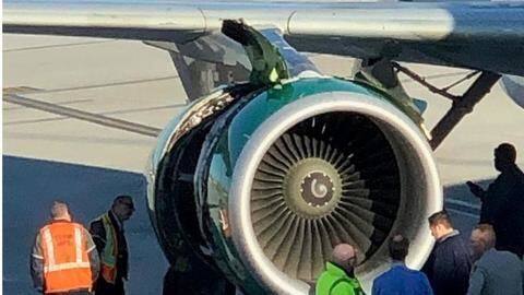 Plane returned to airport and no injuries were reported Plane returned to airport and no injuries were reported