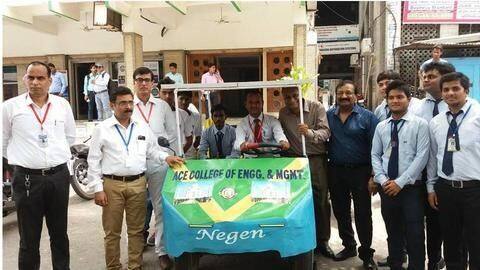 Agra students build solar car to protect Taj from pollution Agra students build solar car to protect Taj from pollution