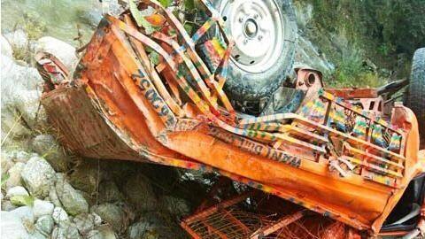J&K: SPO killed, 2 injured as vehicle falls into gorge J&K: SPO killed, 2 injured as vehicle falls into gorge