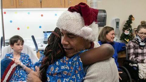 Obama thanks hospital staff, appreciates their work for ailing children Obama thanks hospital staff, appreciates their work for ailing children