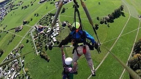 Man hangs for life as pilot 'forgets' to strap him Man hangs for life as pilot 'forgets' to strap him