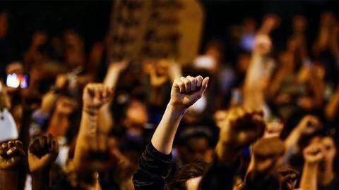 Gurugram: Residents protest against drug menace, flesh trade at MG-Road Gurugram: Residents protest against drug menace, flesh trade at MG-Road