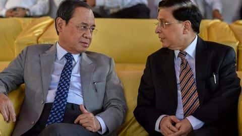 CJI-Designate Justice Ranjan Gogoi praises outgoing CJI Dipak Misra CJI-Designate Justice Ranjan Gogoi praises outgoing CJI Dipak Misra