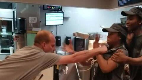 US: Didn't get plastic straw, man thrashes McDonald's woman employee US: Didn't get plastic straw, man thrashes McDonald's woman employee