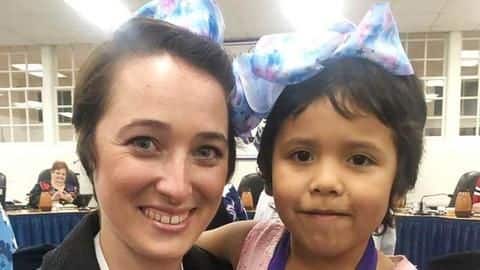 Heartwarming! KG teacher gets same haircut as bullied student Heartwarming! KG teacher gets same haircut as bullied student