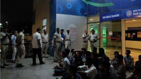 DU journalism students suspended for disrupting classes; students cry foul DU journalism students suspended for disrupting classes; students cry foul