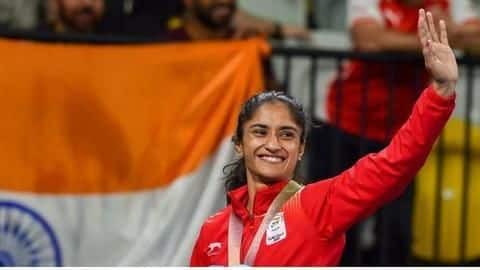 Vinesh Phogat becomes first Indian woman-wrestler to win Asiad gold Vinesh Phogat becomes first Indian woman-wrestler to win Asiad gold