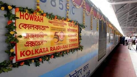 Rajdhani Express turns 50, passengers treated with delicacies, new linens Rajdhani Express turns 50, passengers treated with delicacies, new linens