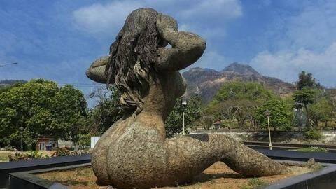 Iconic nude woman's statue in Kerala might get bronze plating Iconic nude woman's statue in Kerala might get bronze plating