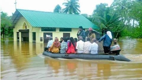 Kerala: Over 8,000 families shifted to relief-camps due to floods Kerala: Over 8,000 families shifted to relief-camps due to floods